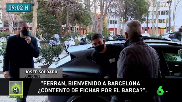 Ferran Torres pasó la revisión médica con el Barcelona