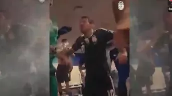 Los festejos en la interna de Argentina tras clasificarse a la final del Mundial 2026