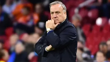 Dick Advocaat, DT de 73 años. | Foto: AFP