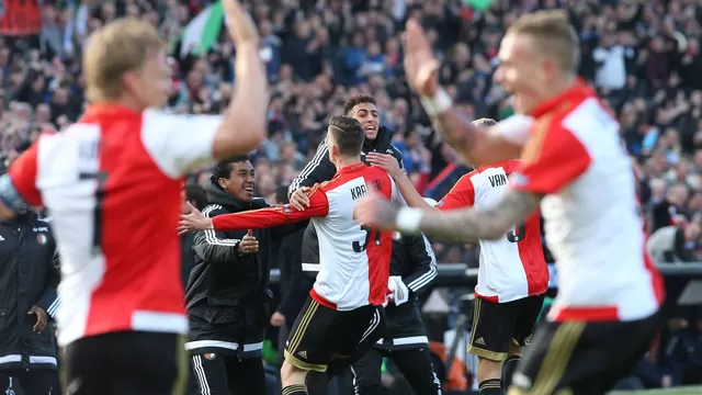 Feyenoord de Renato Tapia se coronó campeón de la Copa de Holanda-foto-2