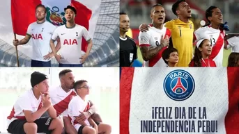 Fiestas Patrias: Los saludos del mundo del fútbol al Perú