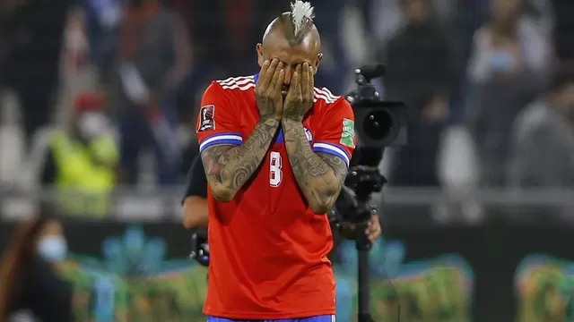 Chile quedó séptimo en Eliminatorias y se quedó sin Mundial. | Foto: AFP