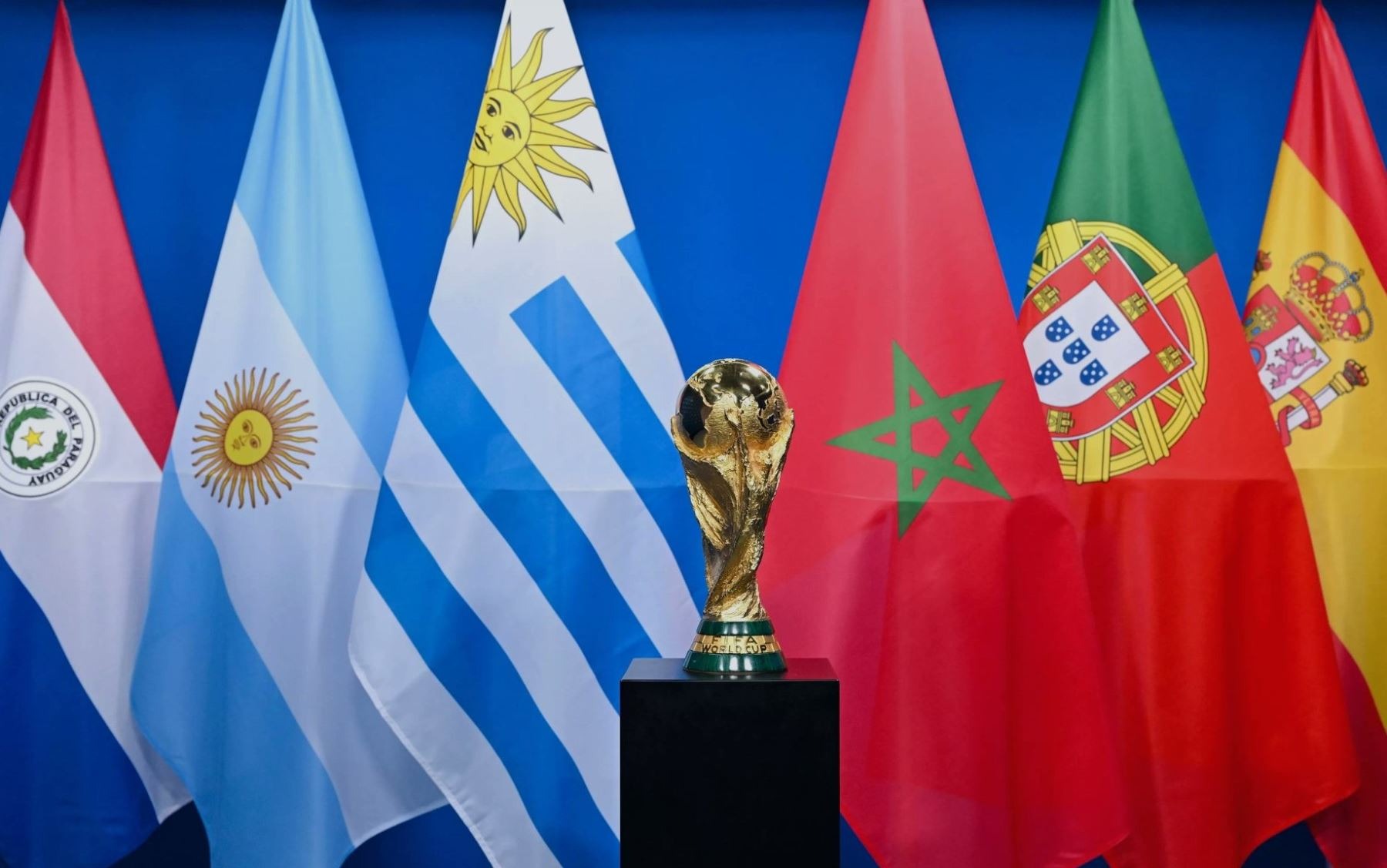 Argentina, Uruguay, Paraguay, España, Portugal y Marruecos ya están clasificados al Mundial 2030. | Foto: Andina