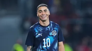 Miguel Almirón ya conoce su sanción por taparse la boca al hablar. Foto: Getty Images Miguel Almirón ya conoce su sanción por taparse la boca al hablar. Foto: Getty Images