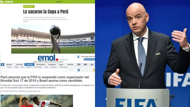 FIFA le quitó a Perú el Mundial Sub-17 y así reaccionó la prensa internacional