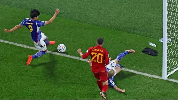 FIFA publicó el video que utilizó el VAR para decretar el gol de Japón ante España