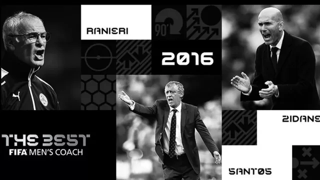 FIFA: Zidane, Ranieri y Santos, candidatos a mejor entrenador del año