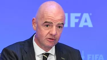 Gianni Infantino, presidente de la FIFA. | Foto: AFP