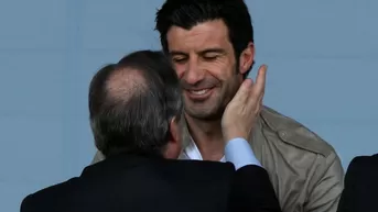 Figo sobre los polémicos audios de Florentino Pérez: "Ya se excusó, caso cerrado"