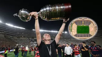 Felipe Luis le dedicó unas emotivas palabras al estadio Monumental tras ganar la Libertadores / AD