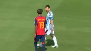 Mira cómo fue el encuentro de Lionel Messi y Lamine Yamal en pleno Argentina vs España por final del Mundial 2026 / Fuente: ESPN Mira cómo fue el encuentro de Lionel Messi y Lamine Yamal en pleno Argentina vs España por final del Mundial 2026 / Fuente: ESPN