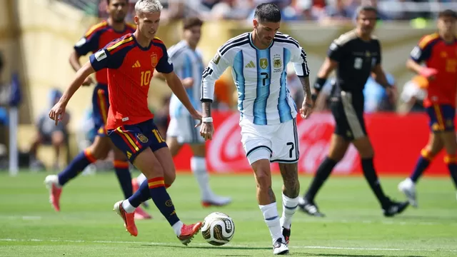 Final Mundial 2026 EN VIVO: juegan Argentina vs. España en New Jersey.