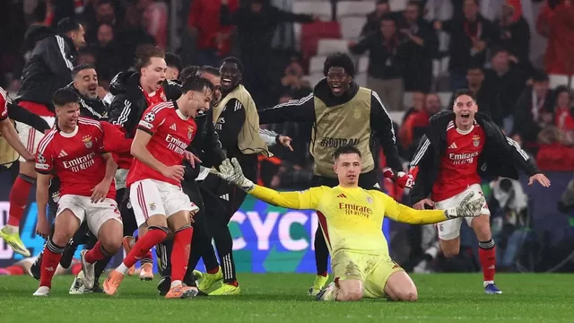 Gol del portero al final metió al Benfica en playoffs. La derrota sacó al Madrid de los 8 primeros. | ESPN