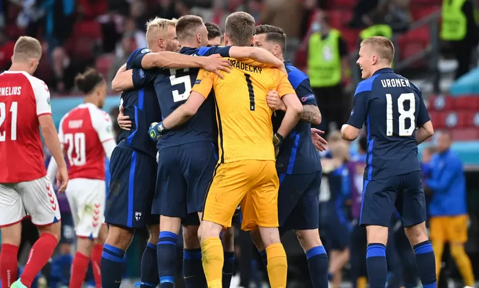 Finlandia venció 1-0 a Dinamarca en la Eurocopa tras susto de Eriksen ...