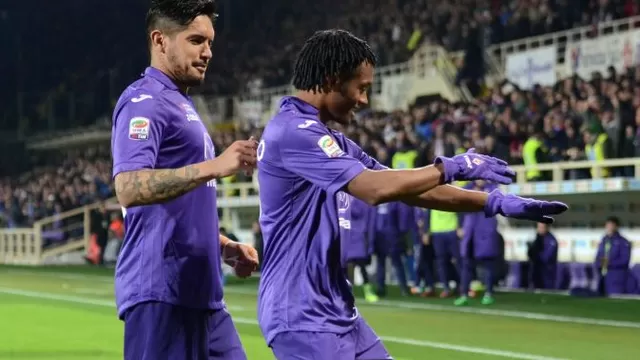 Fiorentina goleó 3-0 al Inter con Juan Manuel Vargas en el campo