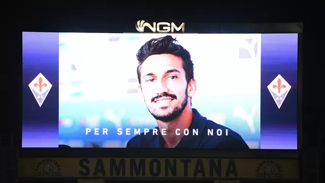 Fiorentina vs. Roma: Partido se paraliza en el minuto 13 para honrar la memoria de Astori
