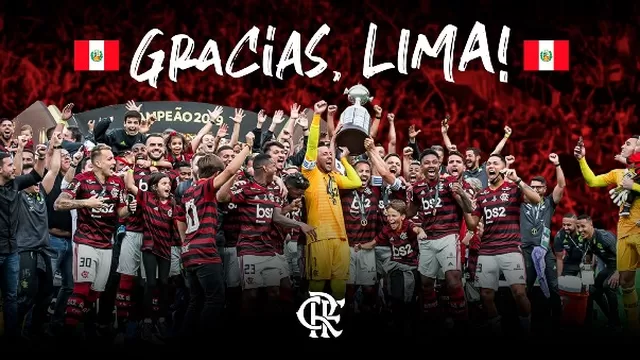 Flamengo conquistó la Copa Libertadores 2019. | Foto: Flamengo