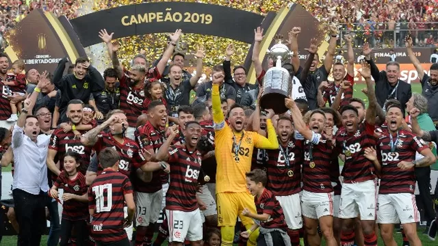 Después de 38 años de su único título continental, Flamengo volvió a proclamarse campeón de la Copa Libertadores | Foto: AFP.