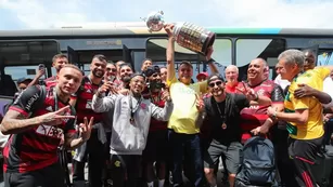 Flamengo: Bolsonaro recibió en Rio al campeón de la Copa Libertadores