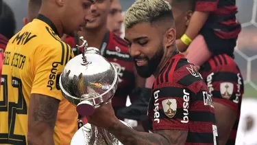 Gabriel Barbosa fue el goleador de la Copa Libertadores 2019. | Foto: AFP