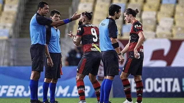 Gabigol vio la roja en el Fluminense vs. Flamengo. | Video: Esporte Interativo