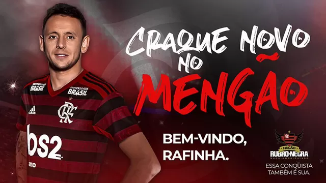 As&amp;iacute; anunci&amp;oacute; Flamengo su nuevo fichaje. | Foto: Flamengo