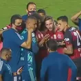 Flamengo campeón: Jugadores siguieron partido del Inter por el celular y celebraron al final