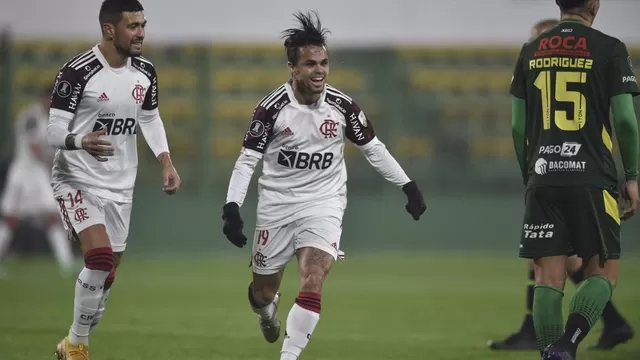 Flamengo venció 1-0 como visitante a Defensa y Justicia en octavos de Copa Libertadores