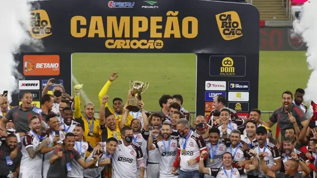 Flamengo venció 3-1 a Fluminense con doblete de Gabigol y consiguió el título carioca