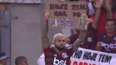 Gabriel Barbosa firmó el 2-0 | Foto: Captura Fox Sports. Gabriel Barbosa firmó el 2-0 | Foto: Captura Fox Sports.