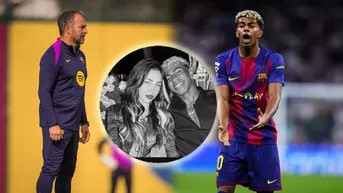 Flick detalló cómo se encuentra Lamine tras romper con Nicki