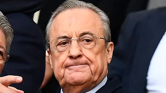 Florentino Pérez, presidente del Real Madrid. | Foto: AFP.