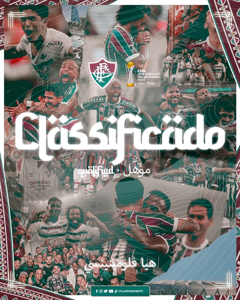 Fluminense a la final del Mundial de Clubes. | Fuente: @FluminenseFC