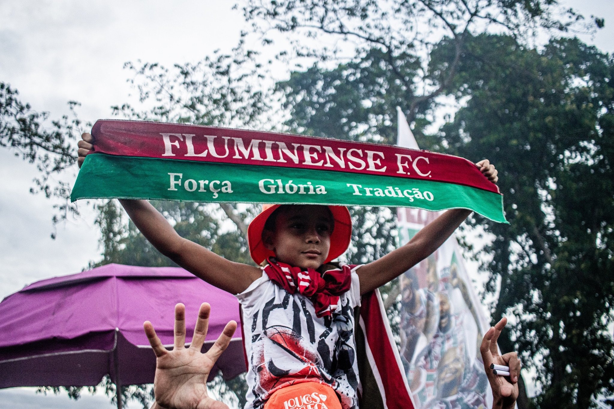 Los hinchas de Fluminense despidieron a sus jugadores. | Foto: @FluminenseFC