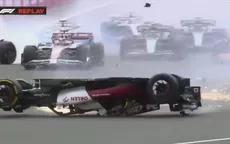 Fórmula 1: Impactante accidente en el Gran Prix de Gran Bretaña - Noticias de joao-pedro