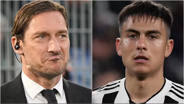 Francesco Totti quiere a Dybala en la Roma: El lunes me encuentro con él