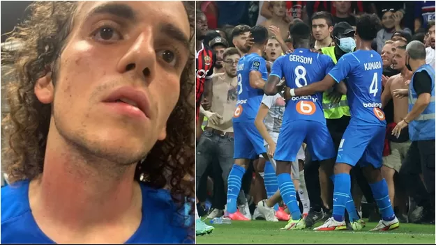 Francia: Así quedaron los jugadores agredidos del Olympique de Marsella