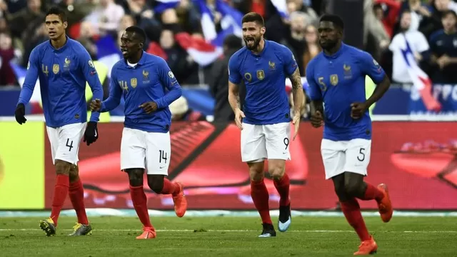 Francia goleó 4-0 a Islandia en las eliminatorias a la Eurocopa 2020