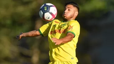 Percy Prado ingresó al partido a los 86&#39;. | Foto: Nantes