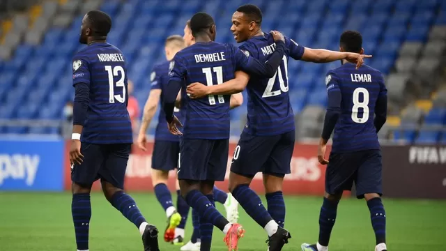 Francia venció 2-0 a Kazajistán por las Eliminatorias Europeas a Qatar 2022