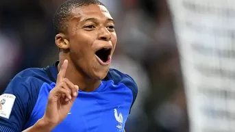 Francia venció 4-0 a Holanda y Mbappé festejó su traspaso al PSG con un gol