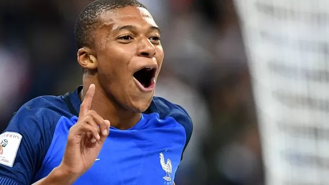 Francia venció 4-0 a Holanda y Mbappé festejó su traspaso al PSG con un gol