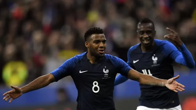 Francia vs. Colombia: taco de Griezmann, habilitación de Mbappé y golazo de Lemar