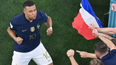 Mbappé anotó un doblete en Doha. | Foto: AFP/Video: Latina-DSports