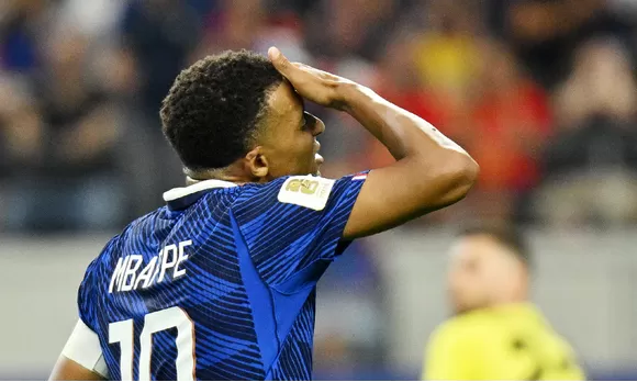 Francia vs España | Kylian Mbappé mostró su ENFADO tras ver gol de Pedro Porro en el 2-0 por Mundial 2026 | América Deportes