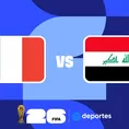 Cómo ver Francia vs Irak EN VIVO Mundial 2026: a qué hora juegan por el Grupo I