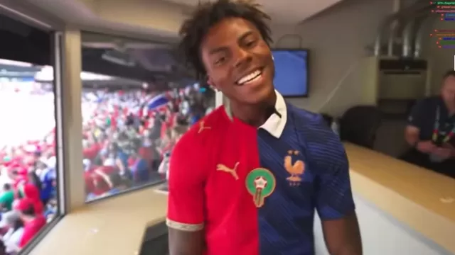 Speed estuvo alentando a Francia y Marruecos en el partido del Mundial 2026 en Boston. (Video: IshowSpeed)