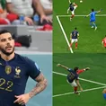 Francia vs. Marruecos: Theo Hernández anotó el 1-0 con acrobática definición