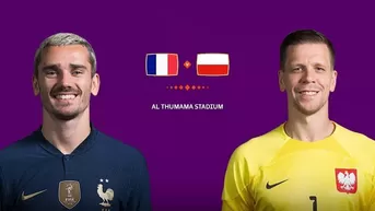 Francia vs. Polonia: Alineaciones confirmadas para el duelo de octavos