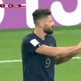 Francia vs. Polonia: Giroud puso el 1-0 para los &#39;Bleus&#39; sobre el final primer tiempo